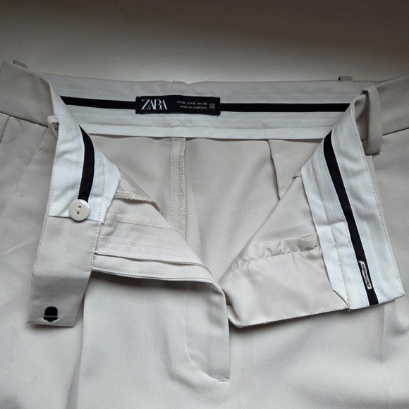 Zara Wide Leg High Waisted Trousers - Picture 8 of 9